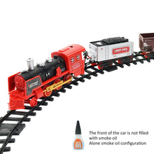 New Hot Remote Control Conveyance Car Electric Steam Smoke RC Train Set Model Toy Gift Toy Railroad Antistress Funny Gadgets