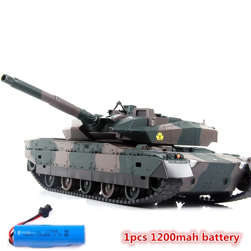 Newest RC Battle Tank XQTK24 with 3pcs battery 45 degree slope off road 330degree rotating turret remote contorl RC tank Gifts