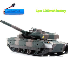 Remote Control RC Battle Tank Simulation recoil Military Tank 330 degree rotating turret 45 degree slope RC tank 2 color choose