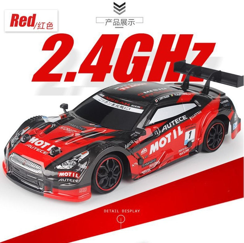 4WD drive rapid drift car Remote Control GTR Car 2.4G Radio Control Off-Road Vehicle RC car Drift High Speed Model car