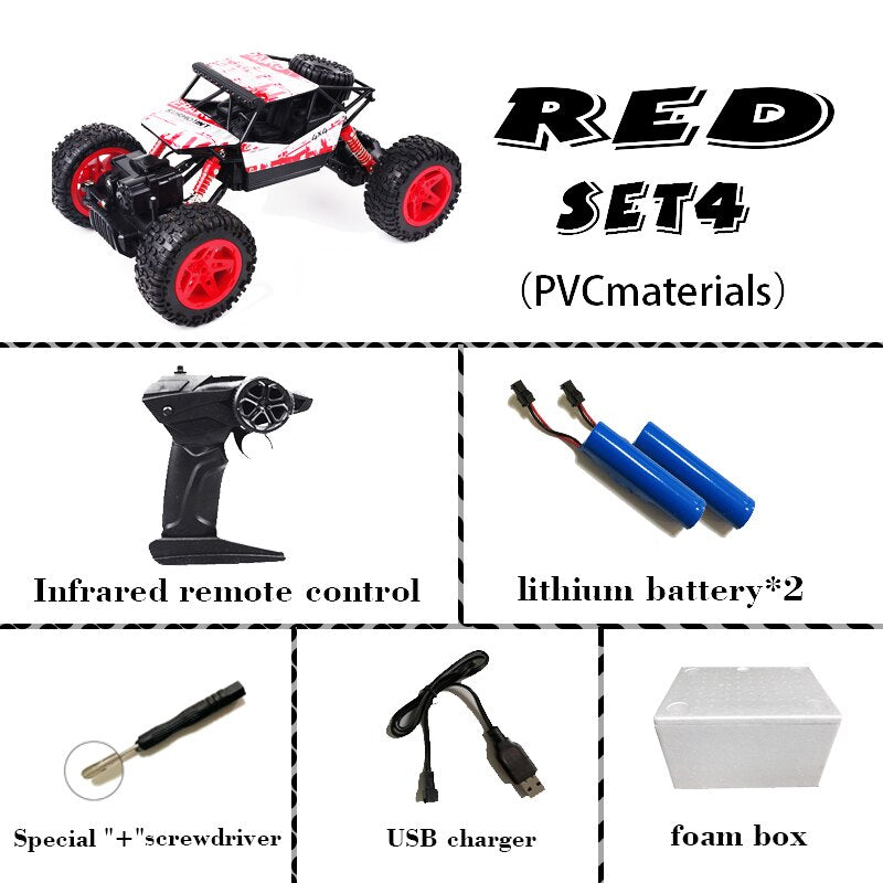 1：18 4wd rc cars 2.4G remote control car Toys car remote Buggy Trucks Off-Road Trucks Toys for Children gift