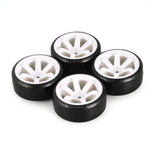 4Pcs RC Drifting Car Tire Set Hard Plastic Hard Tyre Set for Traxxas HSP Tamiya HPI On-road Vehicle Drifting RC Car Toys Parts
