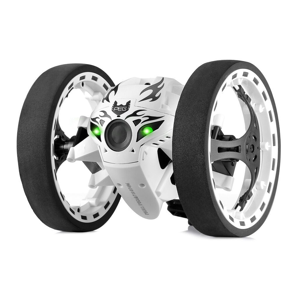 New RC Car Bounce Car Remote Control Toys RC Robot 80cm High Jumping Car Radio Controlled Cars Machine LED Night Toys Kids Gifts