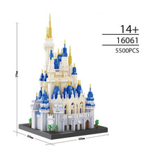 5500pcs 16061 Castle Diamond Small Building Blocks Assembling Bricks Toy Big Size Castle Model Kits Toys for Children Gift