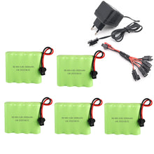 4.8v 3000mAh Ni-MH AA Battery and Charger For RC Car Robot Tank Gun Boat 4.8v 2400mah 4.8v Rechargeable Battery Pack