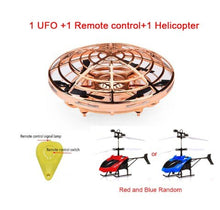 Mini Flying UFO RC drone Infraed Hand Sensing Helicopter Anti-collision Aircraft Flayaball Induction Quadcopter dron Kids Toys