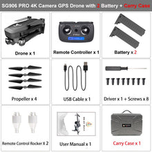SG906 PRO GPS Drone With 2-axis Anti-shake Self-stabilizing Gimbal WiFi FPV 4K Camera Brushless Drone Quadcopter VS F11 ZEN K1