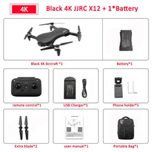 JJRC X12 Anti-shake 3 Axis Gimble GPS Drone with WiFi FPV 1080P 4K HD Camera Brushless Motor Foldable Quadcopter Vs H117s Zino
