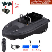 New Function Fixed Speed Cruise Remote Control Fishing Finder Boat 1.5KG 500M Dual Night Light Lure Fishing Smart RC Bait Boat