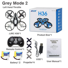 JJRC H36 H36F Mini Drone 2.4G 4CH 6-Axis Speed 3D Flip Headless Mode RC Drones Toy Gift Present RTF VS E010 H8 Mini