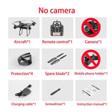 RC Helicopter Foldable Drone WIFI FPV With ESC Camera 4K HD 1080P RC Drone Four-Axis Aerial Remote Control Quadcopter Aircraft