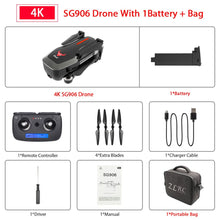 SG906 Pro GPS Drone with Wifi FPV 4K HD Camera Two-axis anti-shake Self-stabilizing Gimbal Brushless Quadcopter Vs Sjrc F11 Pro