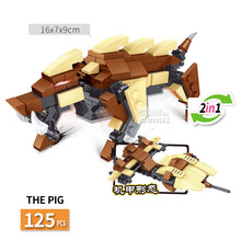 Animal transform Dragon Chinese zodiac signs assembled building block bricks Compatible Legoed kids kits toys Children gift