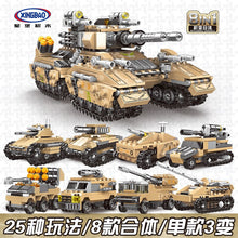 XingBao Compatible with legoed Bricks The Aircraftd Carrier WW2 Tiger Tank Boy Model Kit Assemble Building Blocks Military Toys