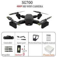 дрон 4K SG700 S mini Drone dron helicopter Remote Control 4CH WiFi Optical Flow Dual Camera Quadcopter Drones