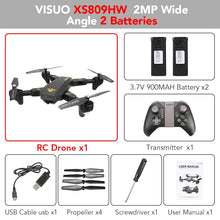 Eachine VISUO XS809HW WIFI FPV With Wide Angle HD Camera Drone High Hold Mode Foldable RTF RC Quadcopter Helicopter Toys Mode2