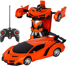 Boys Amazing Gifts Deformation Car Toys Automatic One-key Transform Robot Plastic Model Car Funny Toys For Kid Toy New Arrival