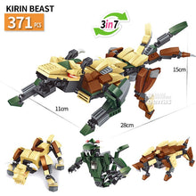 Animal transform Dragon Chinese zodiac signs assembled building block bricks Compatible Legoed kids kits toys Children gift