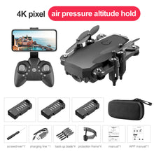 Mini Drone With 4K Camera HD Foldable Drones One-Key Return FPV Quadcopter Follow Me RC Helicopter Quadrocopter Kid's Toys