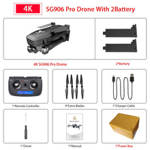 SG906 Pro GPS Drone with Wifi FPV 4K HD Camera Two-axis anti-shake Self-stabilizing Gimbal Brushless Quadcopter Vs Sjrc F11 Pro
