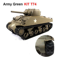 MATO World War II M4A3(75)W Sherman 100% Complete Metal Remote Control Recoil Barrel Infrared Battle Tanks 1/16 Scale