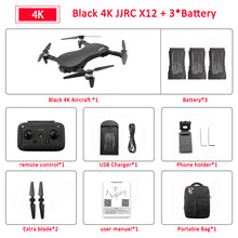 JJRC X12 Anti-shake 3 Axis Gimble GPS Drone with WiFi FPV 1080P 4K HD Camera Brushless Motor Foldable Quadcopter Vs H117s Zino