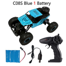 Teeggi C08S Remote Control Toys RC Car 1:16 4WD Climbing Car Bigfoot Cars Off-Road Vehicle Toy for Children Gift Double Motors