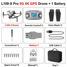 L109 Profissional Drone with ESC 4K Camera 5G GPS WiFi FPV Brushless Control Distance 1000m RC Helicopter Quadrocopter Toy SG907