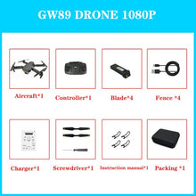 Global Drone GW89 Quadrocopter with Camera HD 1080P Helicopter RTF Folding RC Drone X Pro WIFI FPV Dron VS M69 E58 E520 SG106