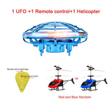 Mini Flying UFO RC drone Infraed Hand Sensing Helicopter Anti-collision Aircraft Flayaball Induction Quadcopter dron Kids Toys