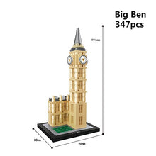 City Architecture Compatible Legoingly New York Berlin Venice Budapest Louvre Pair America Model Buildings Blocks Kits Kids Toys