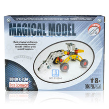 10 Types Magical Model Building Kit Construction Metal Assembly Set 3D Stainless Steel Block Toys For Boys Christmas Gift