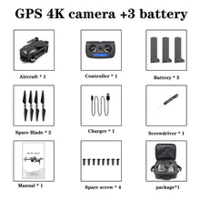 SHAREFUNBAY XIL193 drone pro true HD 4k drone gps 5g WiFi two axis gimbal camera drone flight 25 minutes quadcopter VS sg906 pro