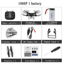 RC Drone Quadcopter With 1080P Wifi FPV Camera RC Helicopter 20-25min Flying Time Professional Dron 720p Quadcopter Drone