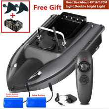 New Function Fixed Speed Cruise Remote Control Fishing Finder Boat 1.5KG 500M Dual Night Light Lure Fishing Smart RC Bait Boat