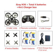 RC Helicopter JJRC H36 Mini Drone 2.4GHz 6-Axis Gyro Headless Mode One Key Return RC Quadcopter VS JJRC H8 Mini H20 Dron