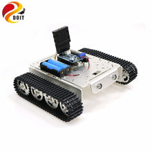 T200 Handle/Bluetooth/WiFi RC Control Robot Tank Chassis Car Kit for Arduino with UNO R3, 4 Road Motor Driver Board, WiFi Module