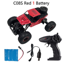 Teeggi C08S Remote Control Toys RC Car 1:16 4WD Climbing Car Bigfoot Cars Off-Road Vehicle Toy for Children Gift Double Motors
