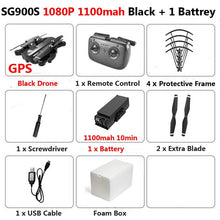 SG900-S SG900 Profissional Drone with Camera 1080P 4K HD GPS WiFi FPV 20Min Flight Time Wide Angle RC Quadcopter Helicopter Toys