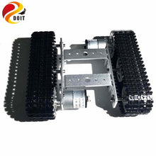 Mini TP100 Aluminum Alloy Tank Robot Chassis Caterpillar Platform With 12V 350rpm Motor DIY Arduino Unassembled Kit