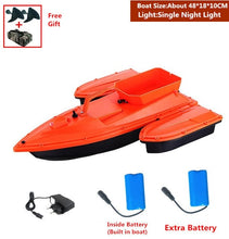 New Function Fixed Speed Cruise Remote Control Fishing Finder Boat 1.5KG 500M Dual Night Light Lure Fishing Smart RC Bait Boat