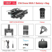 ZWN Z36 GPS Quadcopter With 720P 1080P 4K HD Camera Rc Helicopter GPS Fixed Point WIFI FPV Drone Follow Me Mode vs SG900-S E520S