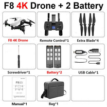 F8 Drone with 4K HD Camera Two-Axis Anti-Shake Self-Stabilizing Gimbal GPS WiFi FPV RC Helicopter Quadrocopter Toys CSJ X1