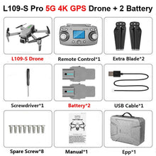 L109 L109-Pro GPS Profissional Drone with HD 4K ESC Camera 5G WiFi FPV Optical Flow Brushless Motor RC Quadcopter Helicopter Toy