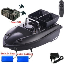 New Update Double Hopper 500m RC Distance 180mins RC Fishing Bait Boat H18 Cruise Control With Free Waterproof Bag VS 2011-5 to