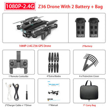 ZWN Z36 GPS Quadcopter With 720P 1080P 4K HD Camera Rc Helicopter GPS Fixed Point WIFI FPV Drone Follow Me Mode vs SG900-S E520S