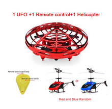 Mini Flying UFO RC drone Infraed Hand Sensing Helicopter Anti-collision Aircraft Flayaball Induction Quadcopter dron Kids Toys