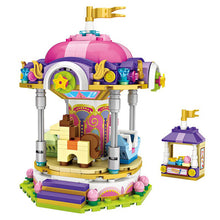 LOZ Mini building Blocks park mini architecture bricks model Assembly Educational DIY kits kids toys Ferris DIY Bricks Toys