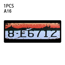 1Pcs RC Custom License Plate Metal Frame Strength Waterproof for 1:10 Tamiya CC01 Axial Scx10 Traxxas Trx-4 Trx4 Crawler Car