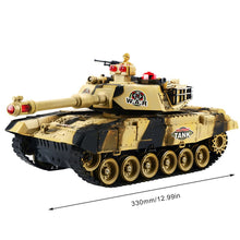 Large Remote Control Tank Charging Battle Launching Off-road Tracked Remote Control Car Boy Children's Toy Car